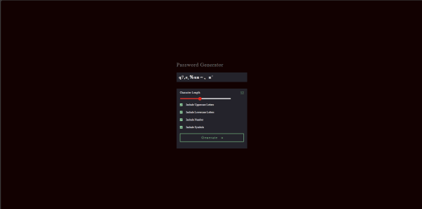 Secure Pass Generator